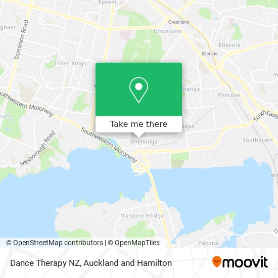 Dance Therapy NZ map