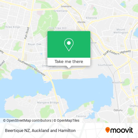 Beertique NZ map