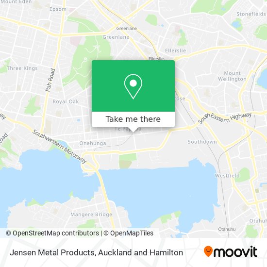 Jensen Metal Products map