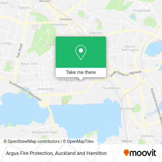 Argus Fire Protection map