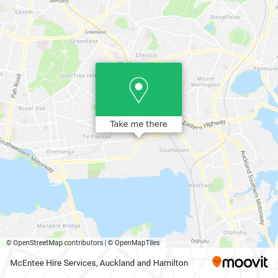 McEntee Hire Services map