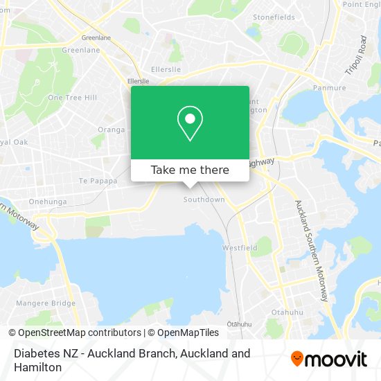 Diabetes NZ - Auckland Branch地图