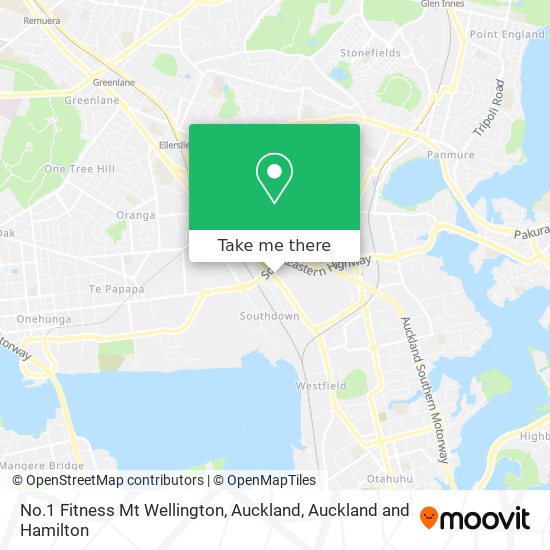 No.1 Fitness Mt Wellington, Auckland map