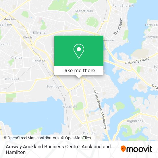 Amway Auckland Business Centre map