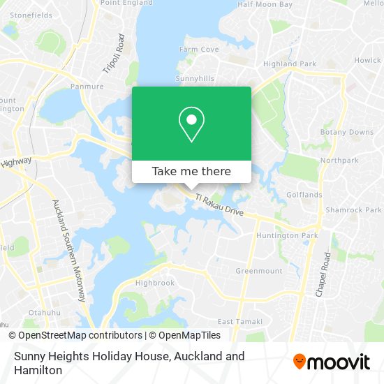 Sunny Heights Holiday House map