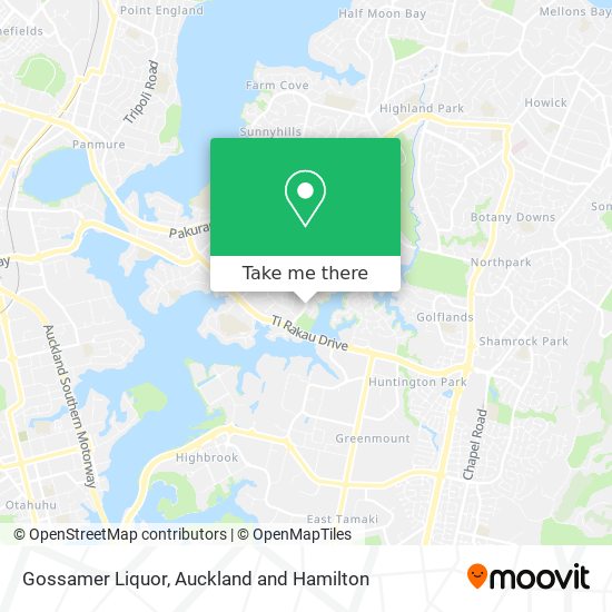 Gossamer Liquor map