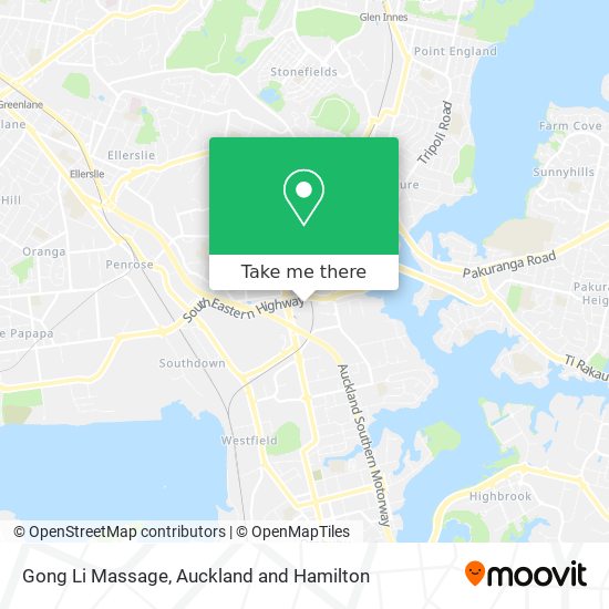 Gong Li Massage map