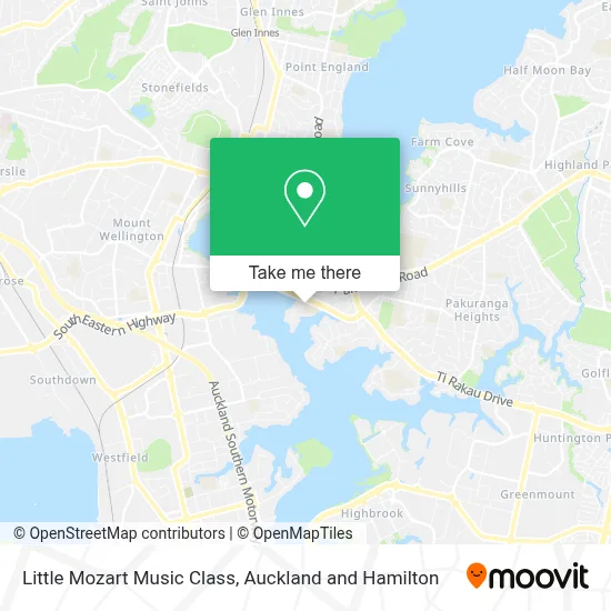 Little Mozart Music Class map