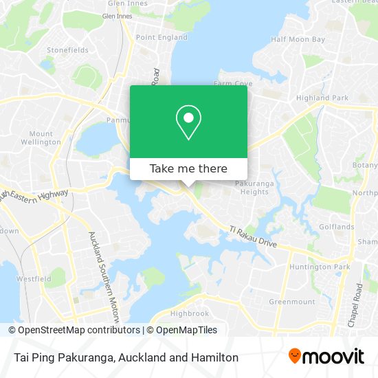 Tai Ping Pakuranga map