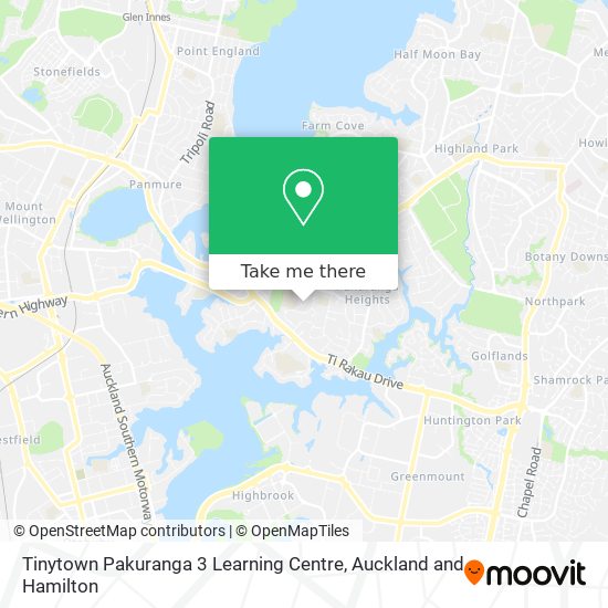 Tinytown Pakuranga 3 Learning Centre map