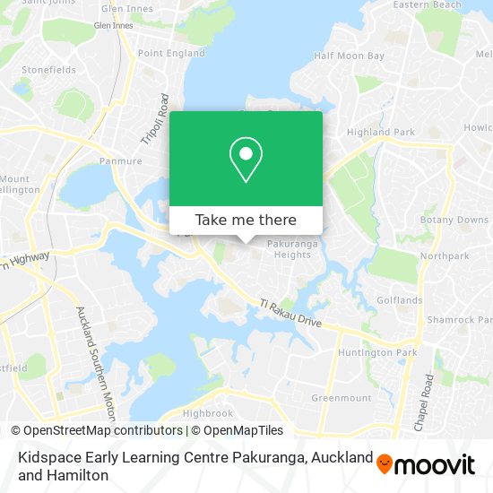 Kidspace Early Learning Centre Pakuranga map