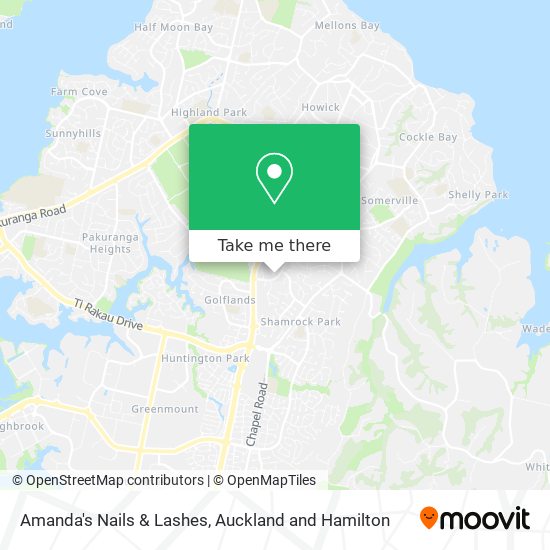 Amanda's Nails & Lashes map