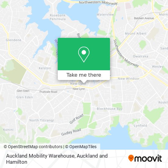 Auckland Mobility Warehouse地图