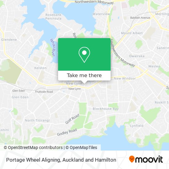 Portage Wheel Aligning map