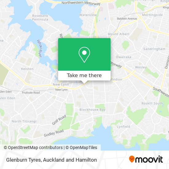 Glenburn Tyres map