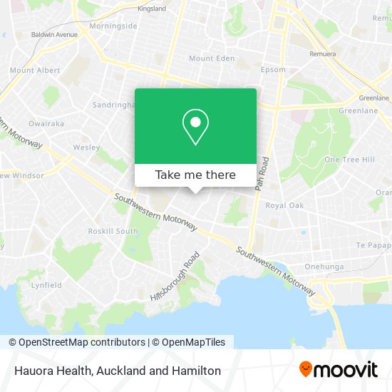 Hauora Health map