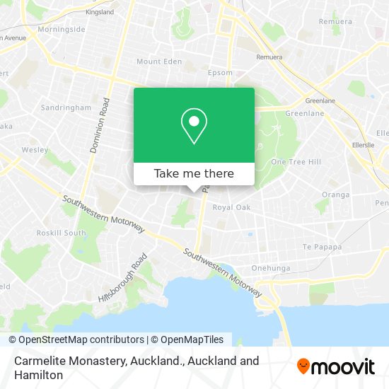 Carmelite Monastery, Auckland. map