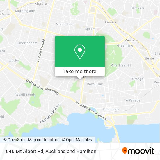 646 Mt Albert Rd map