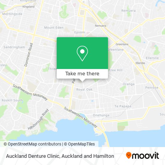 Auckland Denture Clinic map