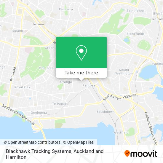 Blackhawk Tracking Systems map