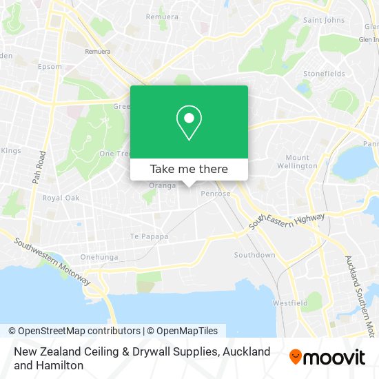 New Zealand Ceiling & Drywall Supplies map