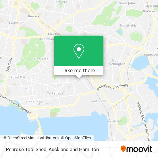 Penrose Tool Shed map