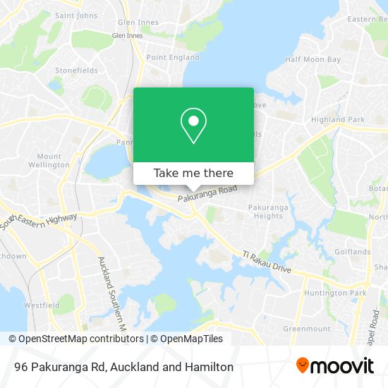 96 Pakuranga Rd map