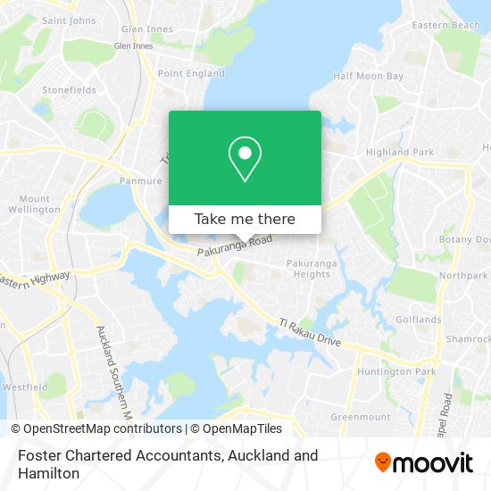 Foster Chartered Accountants map