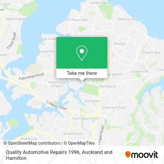 Quality Automotive Repairs 1996 map