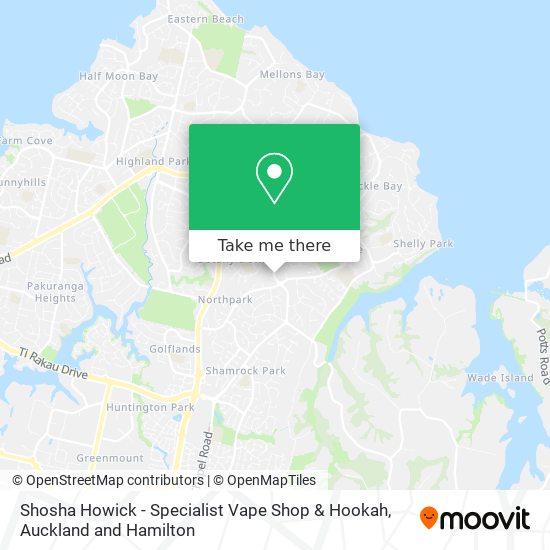 Shosha Howick - Specialist Vape Shop & Hookah map