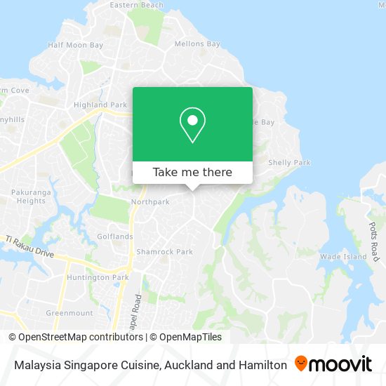 Malaysia Singapore Cuisine地图