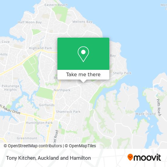 Tony Kitchen map
