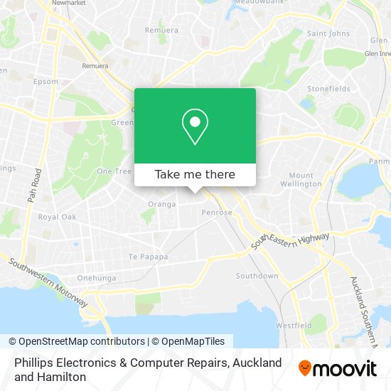 Phillips Electronics & Computer Repairs map