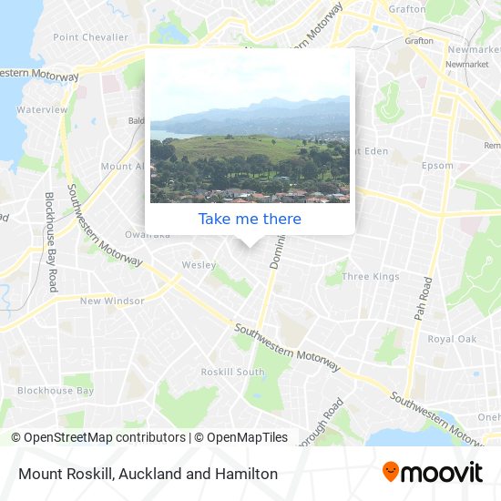 Mount Roskill map