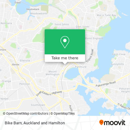 Bike Barn map