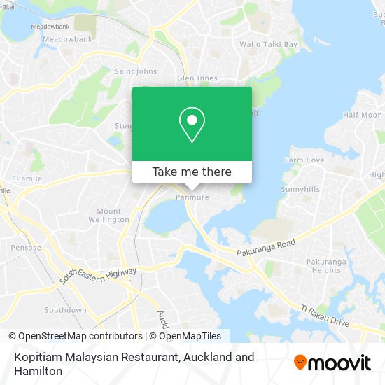 Kopitiam Malaysian Restaurant地图