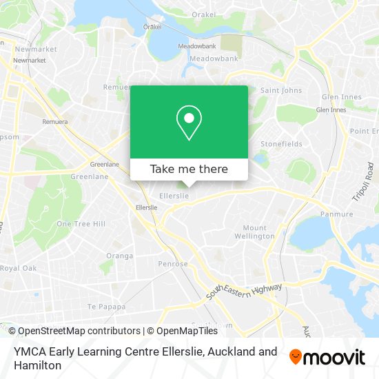 YMCA Early Learning Centre Ellerslie map