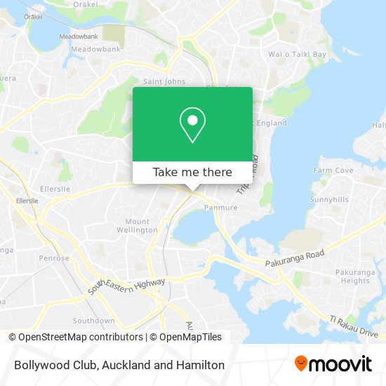 Bollywood Club map