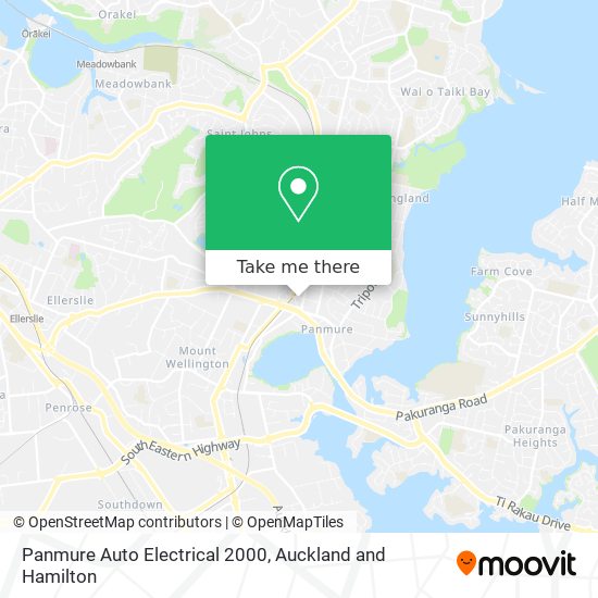 Panmure Auto Electrical 2000 map