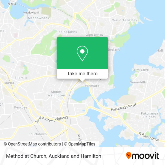 Methodist Church map