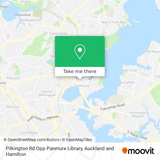 Pilkington Rd Opp Panmure Library地图