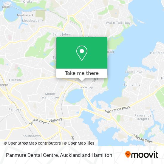 Panmure Dental Centre map