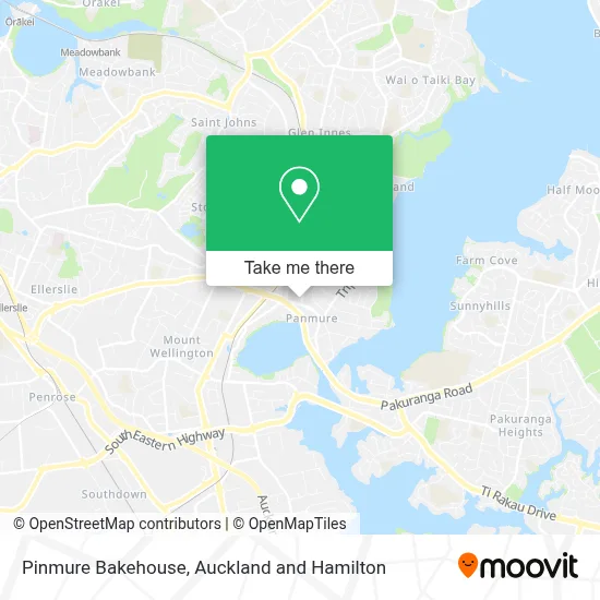 Pinmure Bakehouse map
