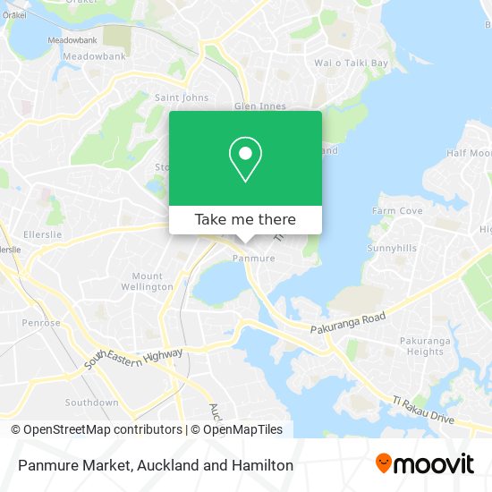 Panmure Market map