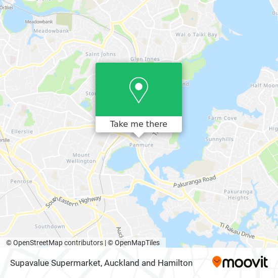 Supavalue Supermarket map