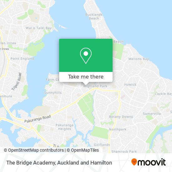 The Bridge Academy map