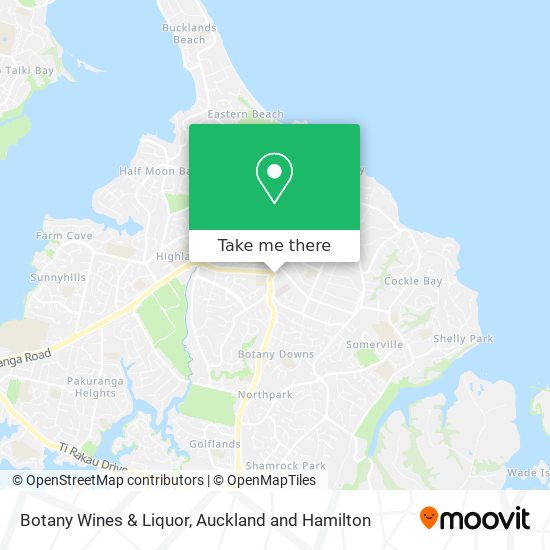 Botany Wines & Liquor map