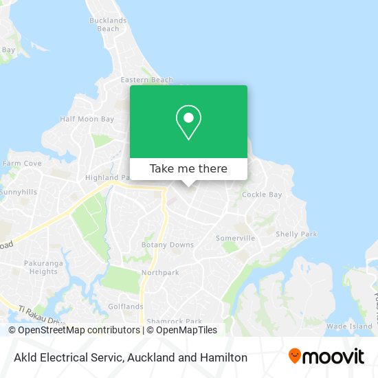 Akld Electrical Servic map