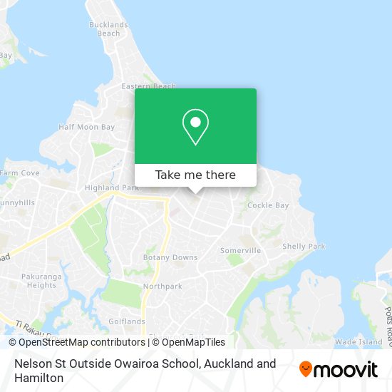 Nelson St Outside Owairoa School map
