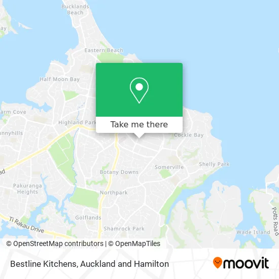 Bestline Kitchens map